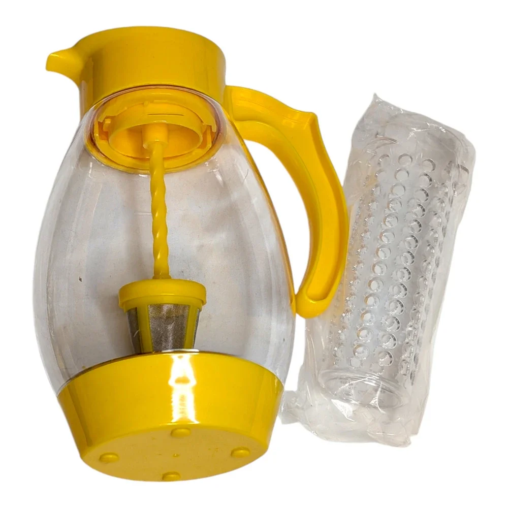 Calla Cooks Companion 4-in-1 Chill Mix Infuse & Filter 3qt‎ Pitcher Yellow New